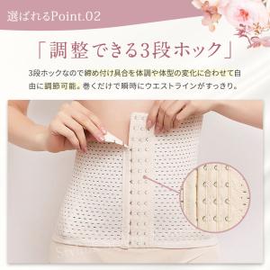 ウエストニッパー コルセット 補正下着 くびれ...の詳細画像4