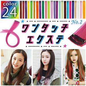ワンタッチ エクステ メッシュ カラーエクステ ダンス キッズ 取り付け