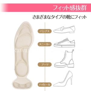 インソール 中敷き かかと保護 靴ずれ防止 ク...の詳細画像2