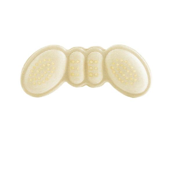 かかとパット 滑り止め付き パンプス 0.3 ベージュ ブラック 0.6 サイズ調節 インソール ヒ...