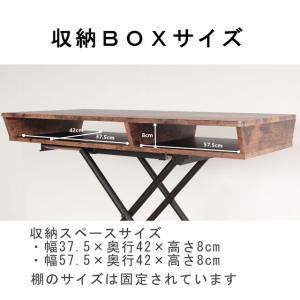 昇降テーブル 収納棚付き リフティングテーブル...の詳細画像2