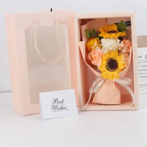 ソープフラワー 花束 ボックス付き 紙袋付き ...の詳細画像5