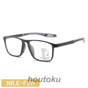 遠近両用 メガネ 老眼鏡 UVカット 調光 サ...の詳細画像2