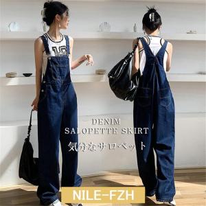 デニムサロペット オーバーオール オールインワン...の商品画像