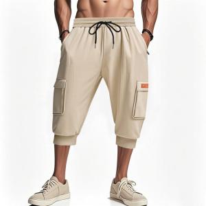 7分丈パンツ メンズ スウェットパンツ 七分丈...の詳細画像2