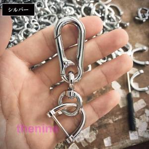 キーホルダー カラビナホースシューキーホルダー...の詳細画像1
