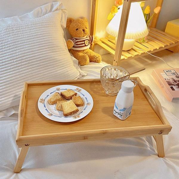 折りたたみ テーブル 多機能 50x24x23cm 木製 ちゃぶ台 ローテーブル 小型 ベッドテーブ...