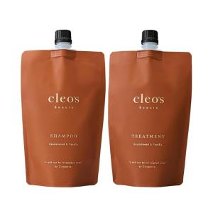 【新品未使用】クレオズボーテ　シャンプー＆トリートメント2つ　300ml詰め替え ペアセット Cleo's Beaute クレオズボーテ 詰め替え シャンプー