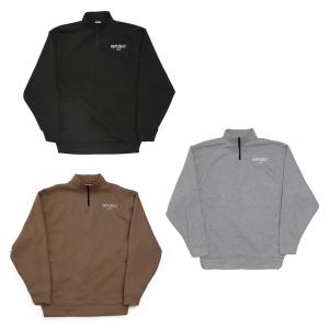 ハーフジップクルーネック リパブリック HALF ZIP CREWNECK REPUBLIC&CO アウトドア スケートボード スノーボード フィッシング キャンプ｜suave-tribe