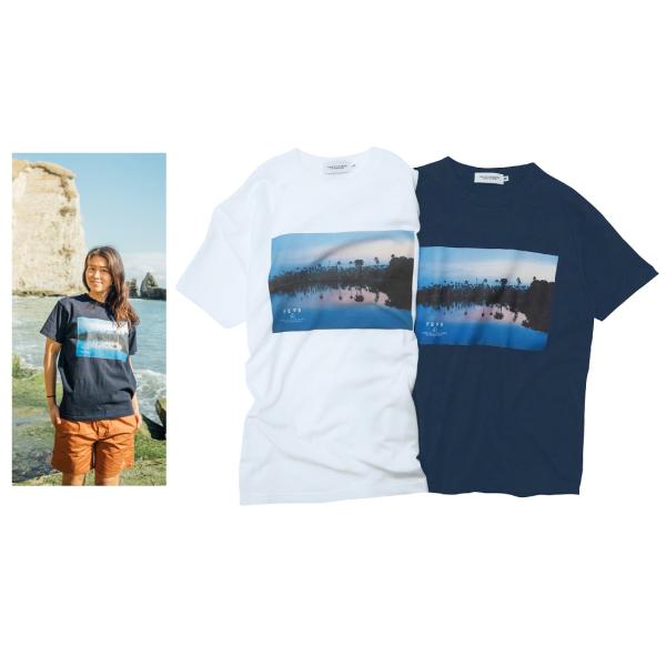 【特別価格】フォトプリントＴシャツ フォーエバー FEVR BLUE PALM TEE F296  ...