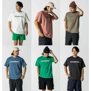 ロゴＴシャツ inhabitant(インハビタント) BASIC LOGO T-SHIRTS ISM24LS105000  メンズ レディース｜suave-tribe