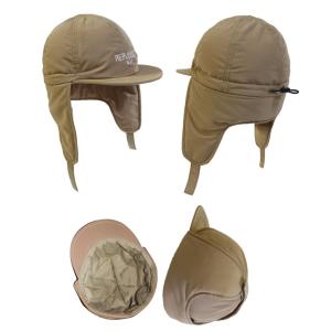 イヤーフラップキャップ リパブリック TRAPPER CAP KHAKI WATER PROOF REPUBLIC&CO  アウトドア 雪山 高機能ウェア｜suave-tribe