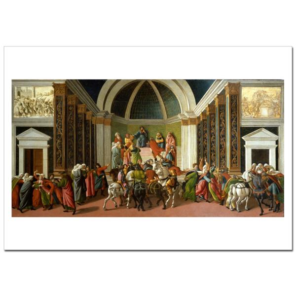 ポッティチェリ The Story of Virginia ジークレー高級アートポスター　A2（42...