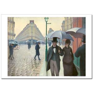 カイユボット　Paris Street Rainy Day ジクレーポスター　A2（420ミリ×59...