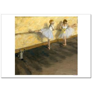 ドガ　バレエレッスン　ジクレーポスターA1(594ミリ×841ミリ)