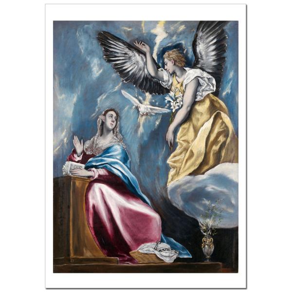 エルグレコ　受胎告知 The Annunciation  ジクレーポスターB4（257ミリ×364ミ...