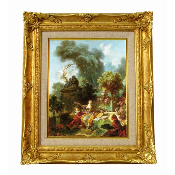 世界の名画　フラゴナール　The Progress of Love-The Lover Crowne...