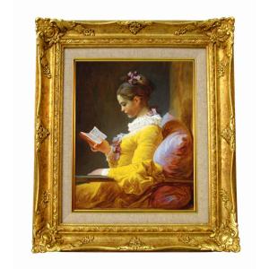 世界の名画 フラゴナール フラゴナール The Letter ジクレーキャンバス