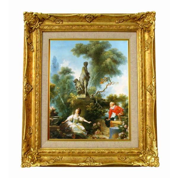 世界の名画　フラゴナール　The Progress of Love-The Meeting　ジクレー...