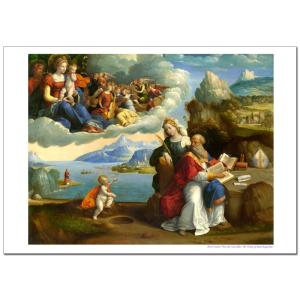 ガロファロ　アウグスティヌスの夢想 A2(420ミリ×594ミリ)　ジークレーアートポスター