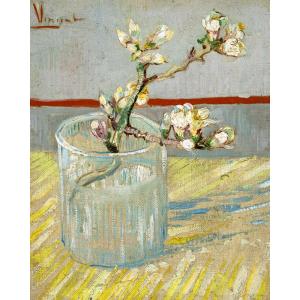 世界の名画 ゴッホ グラスに入れた花咲くアーモ...の詳細画像1
