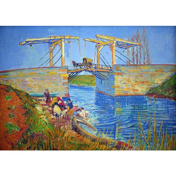 ゴッホ アルルの跳ね橋 B4〜B2サイズ ジクレーポスター四辺フチ無し