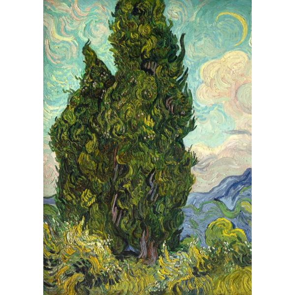 ゴッホ　糸杉　ジークレーポスターB1（728ミリ×1030ミリ）四辺フチ無し