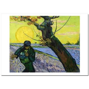 ゴッホ　種まく人　ジークレーポスター B4(364ミリ×257ミリ)