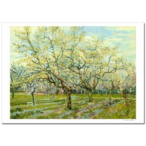 世界の名画 モネ ヴェトゥイユの画家の庭 ジクレーキャンバス複製画