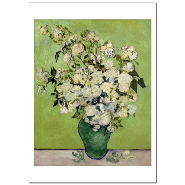 ゴッホ　Vase of Roses　B4〜B1サイズ ジクレーポスター