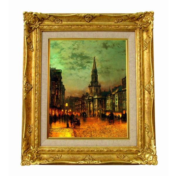 世界の名画　グリムシャウ　Blackman Street, London ジクレーキャンバス複製画　...