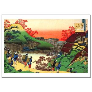 葛飾北斎 猿丸大夫（ さるまるだゆう）B4〜B2サイズ ジクレーポスター