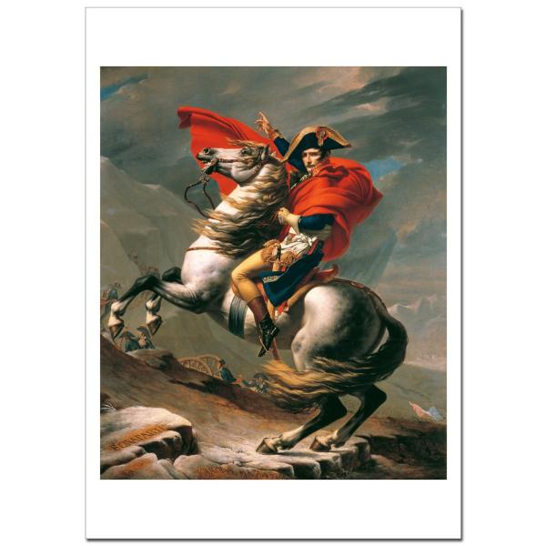 ジャックルイダヴィッドサンベルナール峠を越えるナポレオンボナパルトA2（420ミリ×594ミリ）ジー...