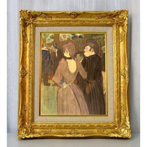 世界の名画 ロートレック ムーランルージュの英国紳士 ジクレー