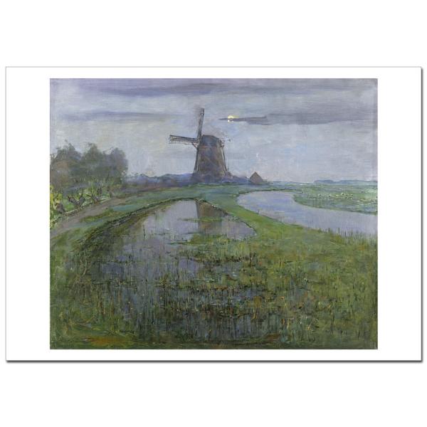 ピエト・モンドリアン　Oostzijdse Mill along the River Gein by...
