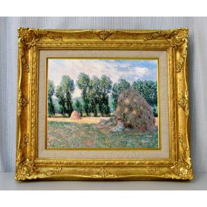 世界の名画 佐伯 祐三 テラスの広告 ジクレーキャンバス複製画 豪華