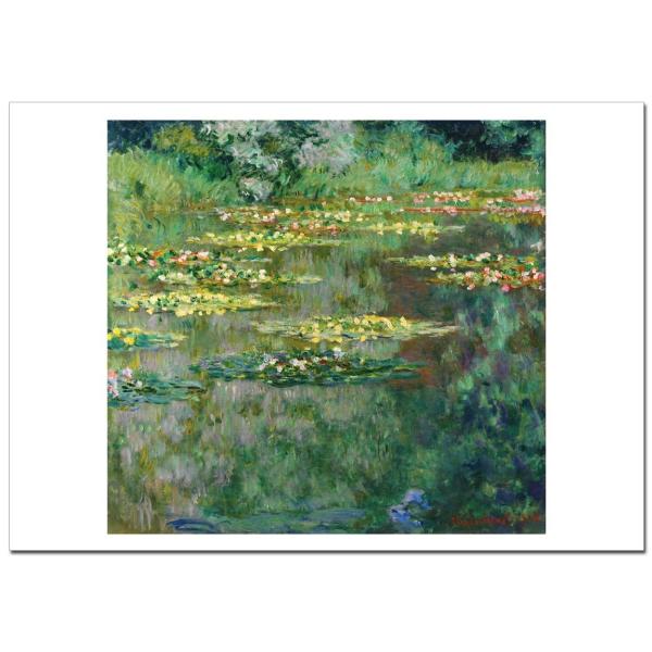 モネ 睡蓮1 Water Lilies ジクレーポスターA2（420ミリ×594ミリ）