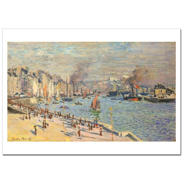 モネ ル・アーブルの港Port of Le Havre ジ−クレーポスターB4〜A1サイズ