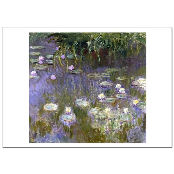 モネ 睡蓮2 Water Lilies ジクレーポスターB4 ( 364ミリ×257ミリ)