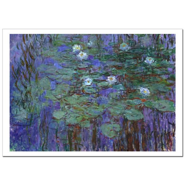 モネ  青睡蓮 Blue-Water-Lilies   ジクレーポスターB4〜B1サイズ