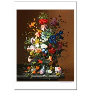 セベリン・ローゼン（Severin Roesen）Flower Still Life with Bi...