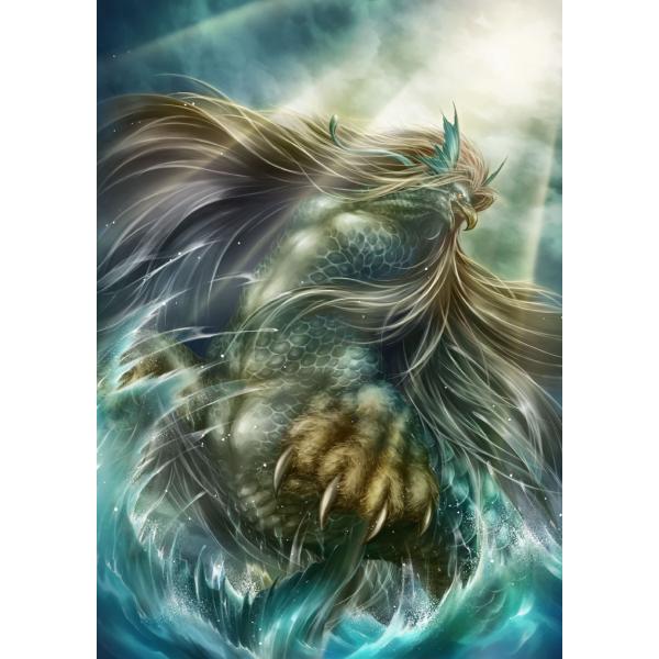 あまびえ（疫病除け） ジークレーポスターB4（257mm×364mm）