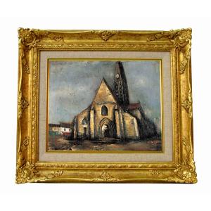 世界の名画 佐伯 祐三 テラスの広告 ジクレーキャンバス複製画 豪華