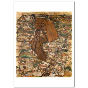 エゴン・シーレ 自画像 ジクレーポスターB4(257ミリ×364ミリ