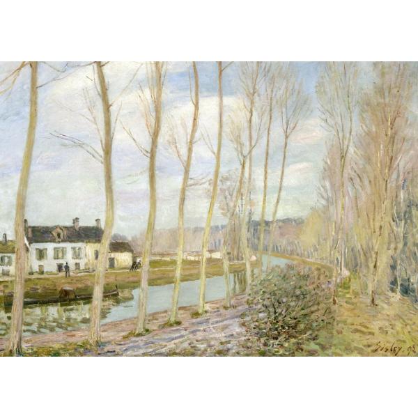 シスレー  ロワン河 The Loing's Canal  B4（257ミリ×364ミリ）ジクレーポ...