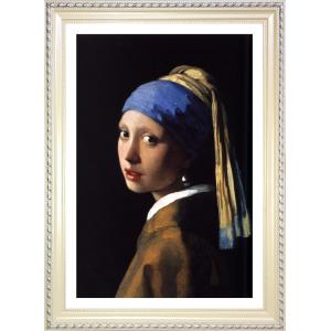 フェルメール 真珠の耳飾りの少女 / 青いターバンの少女 複製画 巧藝画