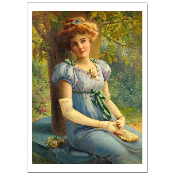 エミール・ヴァーノン　A sweet glance  ジクレーポスターA2(420ミリ×594ミリ)