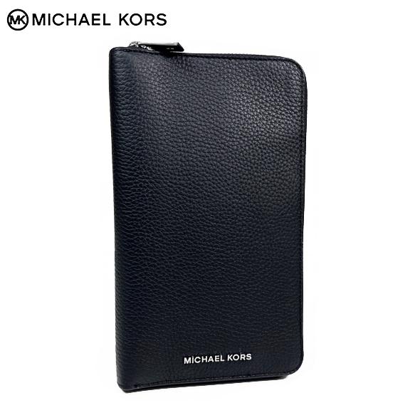 マイケルコース メンズ 財布 長財布 MICHAEL KORS MENS ハドソン ぺブル レザー ...