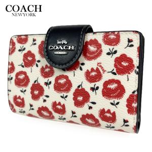 COACH コーチ 花柄 財布 二つ折り財布 ミ...の商品画像