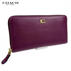 COACH コーチ 財布 長財布 アコーディオン ジップ ウォレット レザー